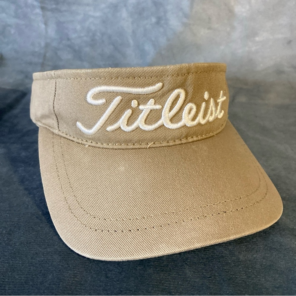 Titleist‎ Footjoy FJ Visor Hat Cap Pro V1 Adjustable Hook & Loop Navy Golf